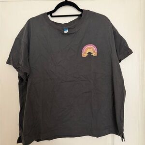 Old Navy Charcoal Graphic Tee